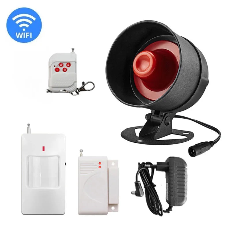 WIFI Security Alarm System Home Security System Weatherproof Siren for House Office Apartment Business Factory Security Alarm
