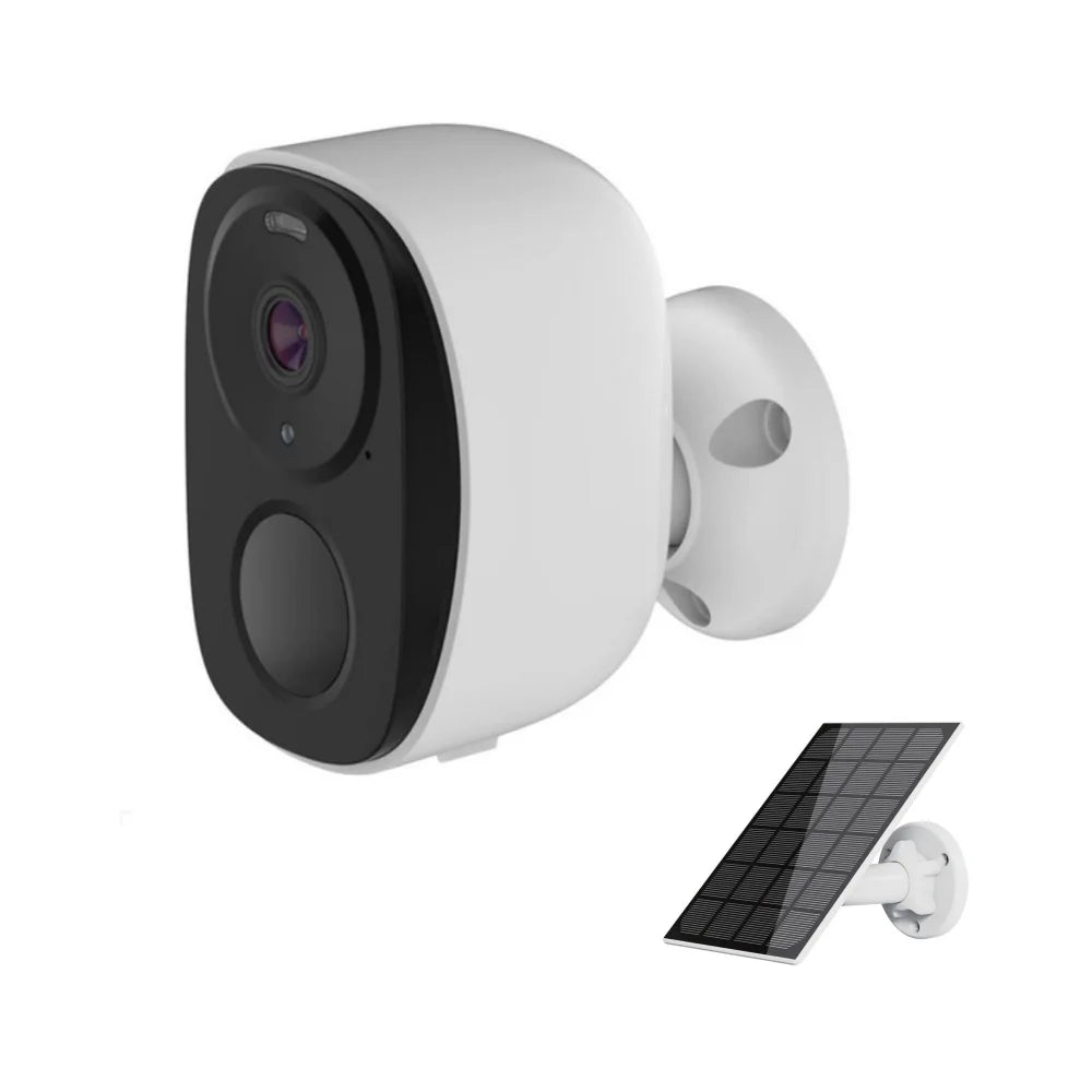 Security Cameras Wireless Outdoor, 2K Battery Powered WiFi Camera AI Motion Siren Spotlight, Color Night Vision, IP66 Waterproof