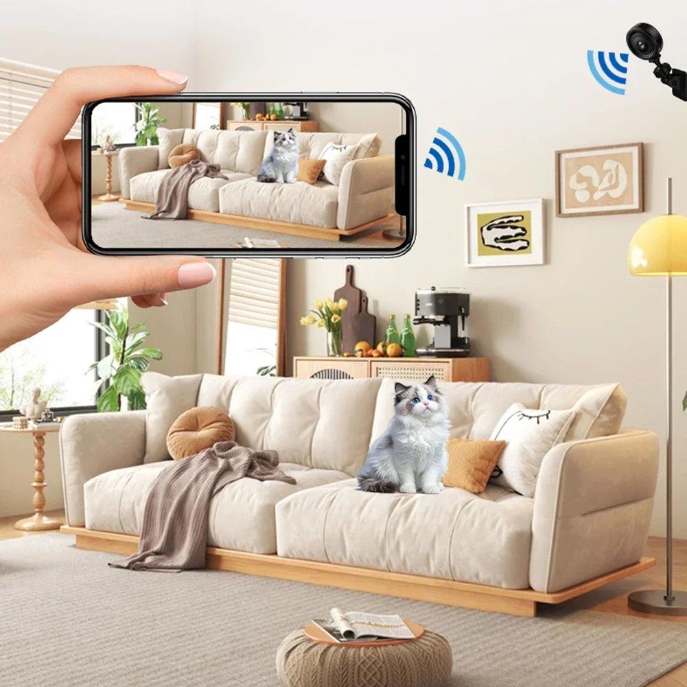 Security Camera 1080P HD Surveillance Camera with Motion Detection and Night Vision Baby Monitor for Indoor Home Baby Pets