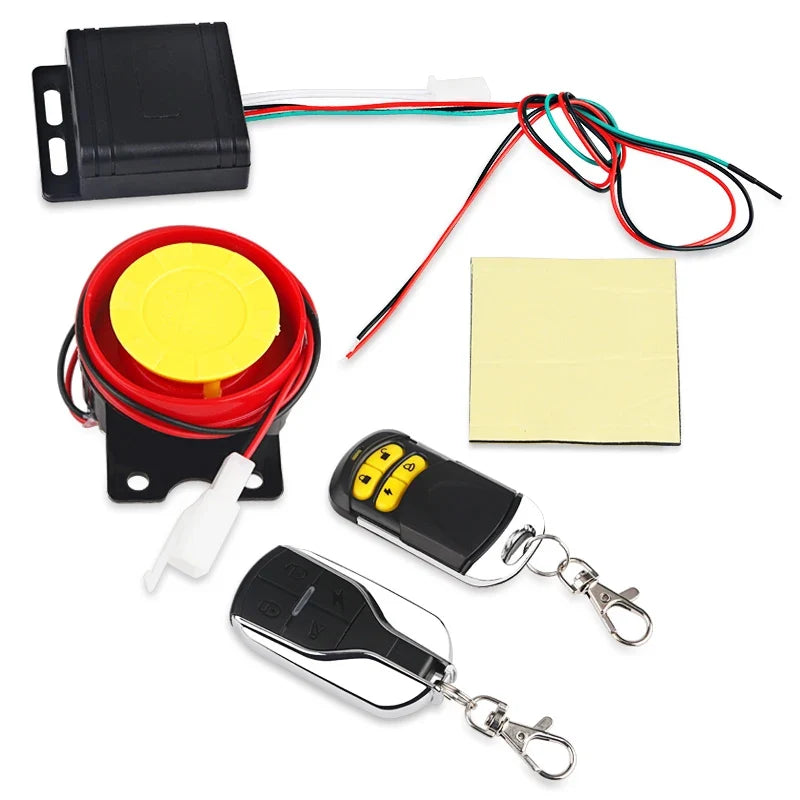 Motorcycle Security Alarm Anti-Theft For Motorcycle Remote Control Key Shell Motorbike Scooter Motor Alarm With Remote Start