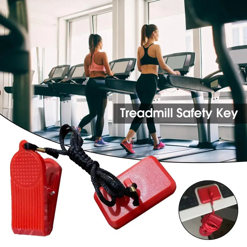 Exercise Equipment  Convenient Magnet Security Lock Replacement Accessories Treadmill Safety Key Wear-resistant   for Gym