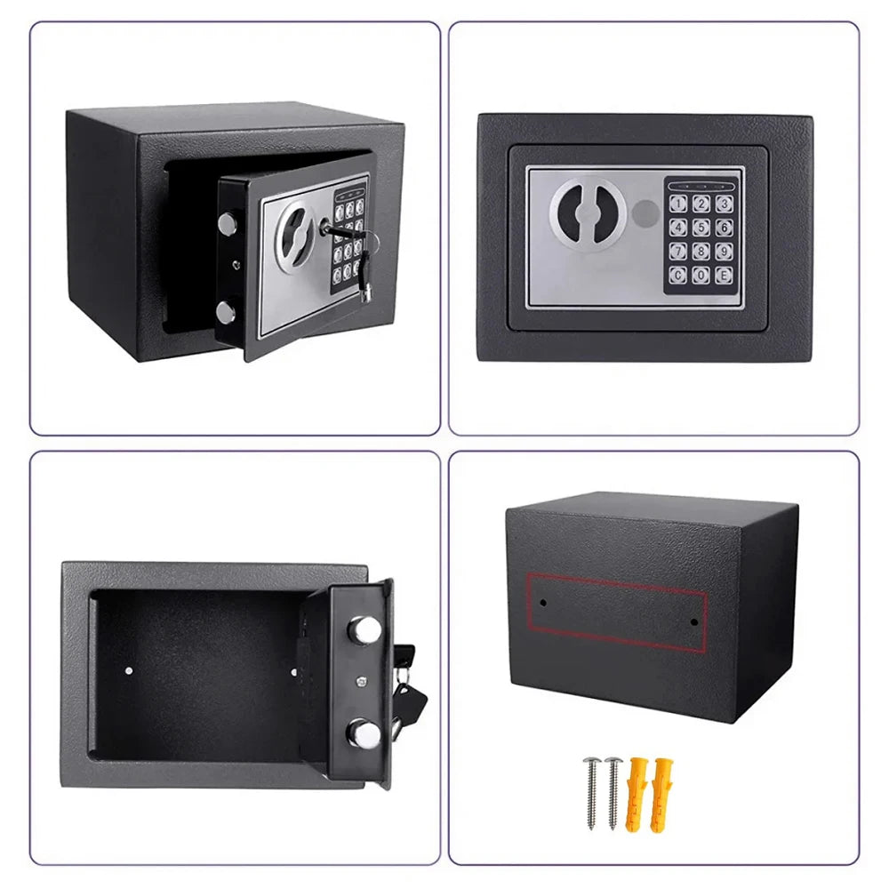 Electronic Digital Keypad Lock Safe Security Box All Steel for Home  fireproof file cabinet small safe fireproof lock box