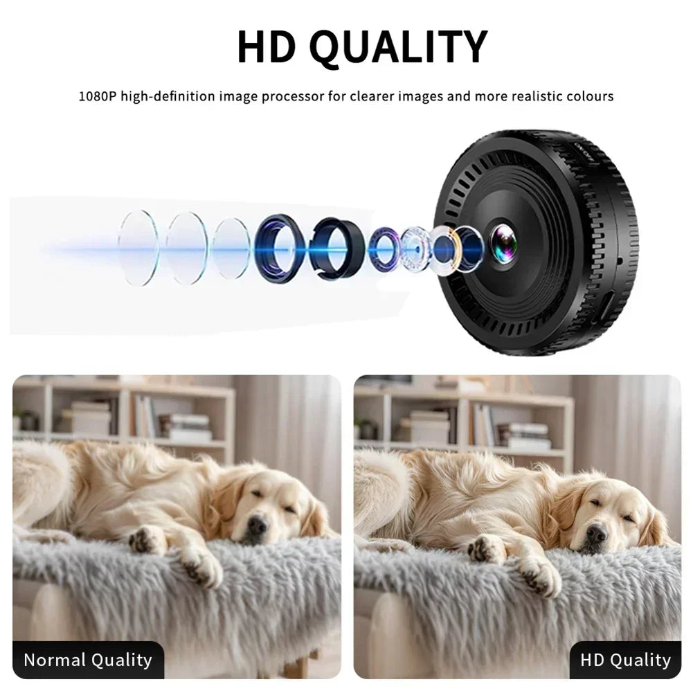 Security Camera 1080P HD Surveillance Camera with Motion Detection and Night Vision Baby Monitor for Indoor Home Baby Pets
