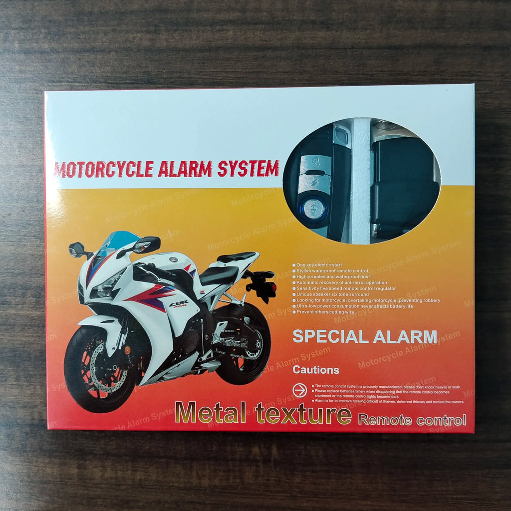 Hot Anti-theft Security  Electric Remote Motorcycle Alarm System Lock With 2 Controllers High Sensitivity